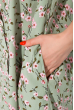 Платье-рубашка с цветочными мотивами 103P482-1 светло-оливковый / принт