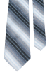 Галстук мужской комбинированная полоска 50PA0013-3 серо-голубой