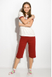 Пижама женская 107P006 молочно-бордовый