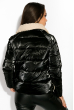 Куртка женская 120PSKL6245 черно-молочный