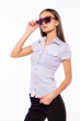 Рубашка женская 118P108 светло-серый