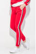 Костюм женский спортивный с крупным текстовым принтом на спине 74PD363 красный