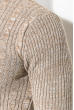 Джемпер мужской, вязанный, два цвета  347V001-4 бежево-молочный