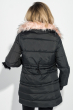 Куртка женская «Трансформер» с контрастным мехом 315V001-1 черный