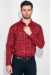 Рубашка мужская в клетку, стиль casual 511F001 красно-черный Рубашка мужская в клетку, стиль casual 511F001 красно-черный