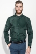 Рубашка мужская в клетку, стиль casual 511F001 черно-зеленый Рубашка мужская в клетку, стиль casual 511F001 черно-зеленый