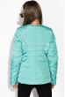 Демисезонная стеганая женская куртка 120PST023-1 бирюзовый