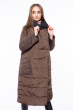 Пальто женское двустороннее 110P042-1 черно-серый