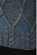 Свитер мужской красивой вязки 48P3274-3254 серо-синий