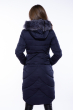 Куртка женская ассиметричного кроя  120PSKL2201 темно-синий