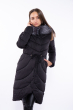 Куртка женская ассиметричного кроя  120PSKL2201 черный