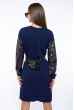 Платье с пайетками 120PKLD1750 темно-синий / черный