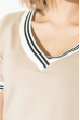 Костюм женский (футболка, юбка) 74P104 бежевый
