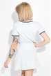 Костюм женский (футболка, юбка) 74P104 серый меланж