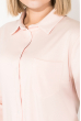 Туника женская, имитация рубашки, однотонные модели 64PD2871-11 пудровый