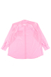 Рубашка мужская в полоску, крупный карман 50PD0032 ярко-розовый
