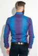Рубашка мужская в комбинированную полоску 50PD0065 сине-сиреневый