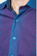 Рубашка мужская в комбинированную полоску 50PD0065 сине-сиреневый