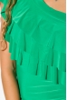 Майка женская на одно плечо 120P003 зеленый