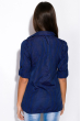 Рубашка женская 120P438-5 сине-черный