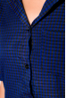 Рубашка женская 120P438-5 сине-черный