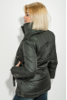 Куртка женская с декором на воротнике 71PD0001 бутылочный Куртка женская с декором на воротнике 71PD0001 бутылочный