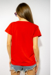 Стильная женская футболка 85F282 красный