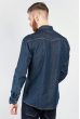 Рубашка джинсовая 684K002 сизо-синий