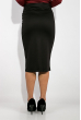 Костюм женский (юбка, блузка) 110P394 бордово-черный
