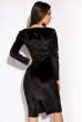 Элегантное платье с кружевом 120POI2001 черный