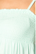 Блуза женская штапель на широкой резинке на груди 266F011-6 мятный