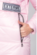 Куртка женская с элементами декора на поясе и груди 69PD893 розовый