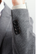 Пиджак однотонный мужской 197F018 серый