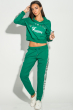 Костюм женский спортивный с пайетками 32P019 зеленый