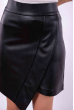 Женская юбка из экокожи 176P001 черный