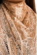 Шарф женский 120PELMR013 коричневый