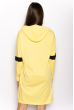 Платье-туника с капюшоном 626F015 желтый
