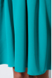 Платье женское однотонное, стильное 37P009 бирюзовый