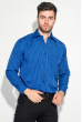 Рубашка мужская принт полоска двойная 50PD0869-6 электрик