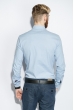 Рубашка мужская стильный принт 333F015 сизо-белый