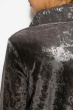 Платье женское велюровое 121P012 стальной