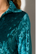 Платье женское велюровое 121P012 бирюзовый