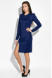 Платье женское с разрезом 95P5023 синий
