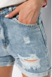 Женские джинсовые шорты 148P122-3 голубой