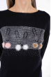 Пуловер женский Bunny 120PFA9836 черный