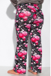 Пижама женская с цветочным принтом 107P137 серо-розовый