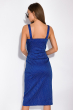 Элегантное платье в горох 120POI19036 сине-белый