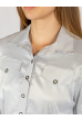 Рубашка женская 257P178 светло-серый