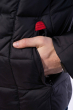 Куртка с контрастным капюшоном 157P6115 черно-красный