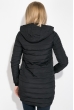 Куртка женская с пушком на кармане 173V001 черный Куртка женская с пушком на кармане 173V001 черный